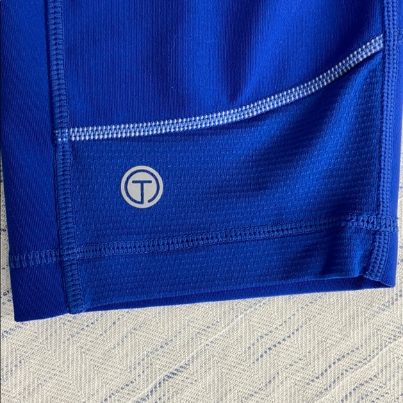 Talbots Blue Capri Workout Active Leggings - Picture 4 of 7